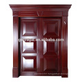 Luxury exterior decorative wooden double door